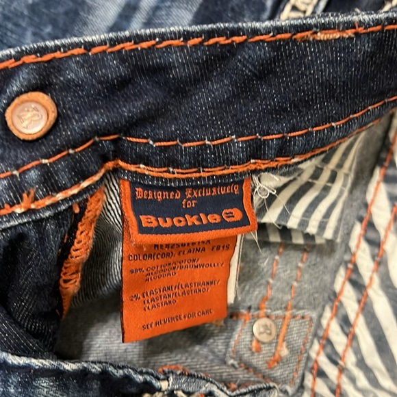 Women’s rock revival jeans, Elaina boot cut 30×33 - Picture 9 of 11